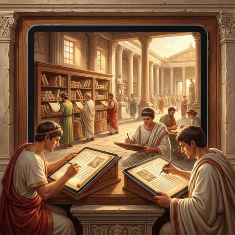 Voice to book — create your story on tablet or app.